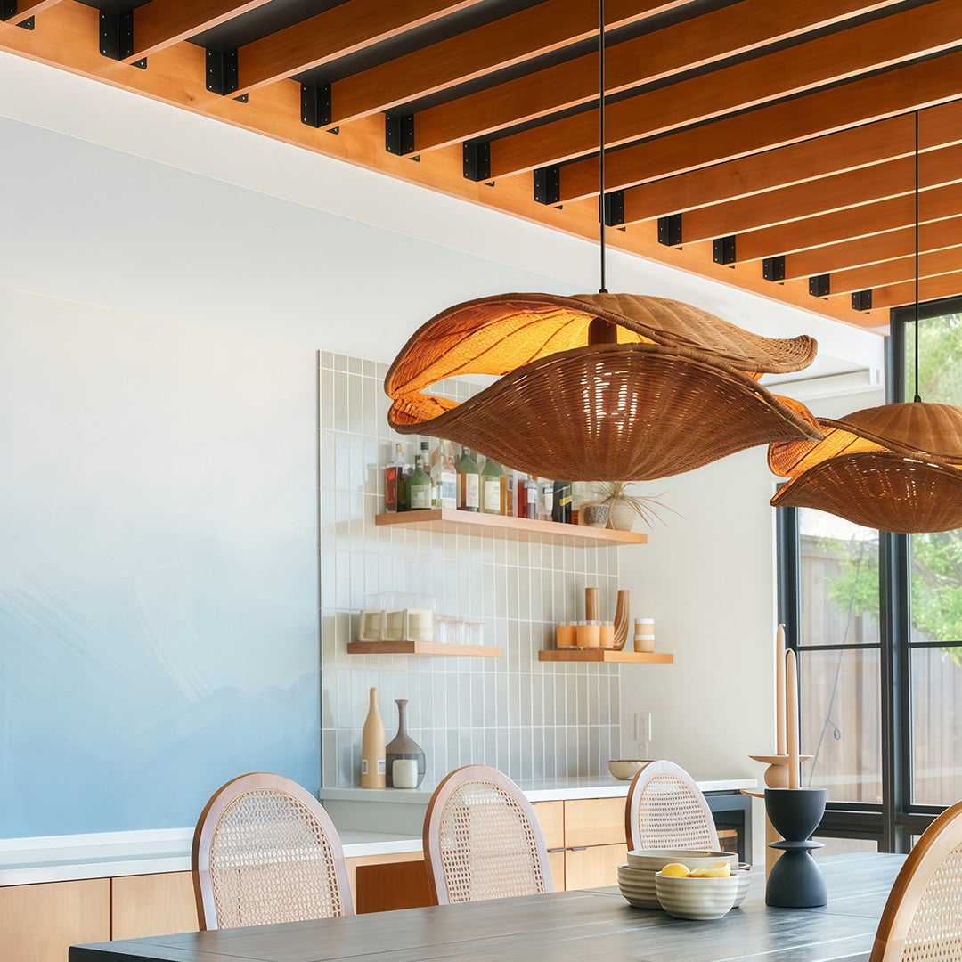 CHISWICK RATTAN INTERLUDE PENDANT LAMP