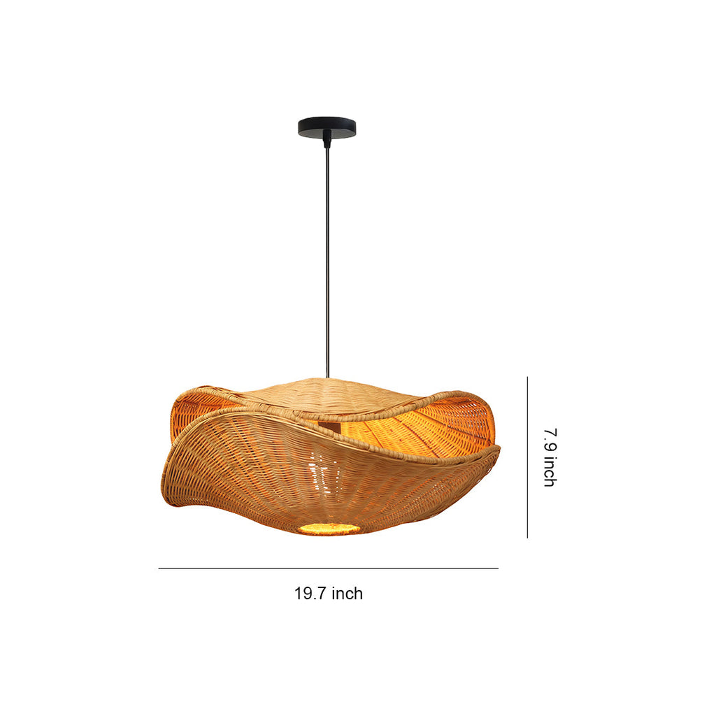 CHISWICK RATTAN INTERLUDE PENDANT LAMP