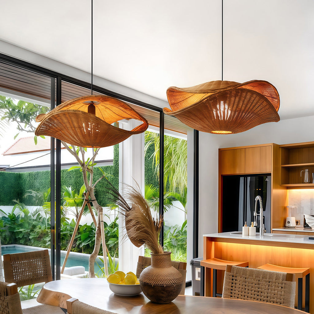 CHISWICK RATTAN INTERLUDE PENDANT LAMP