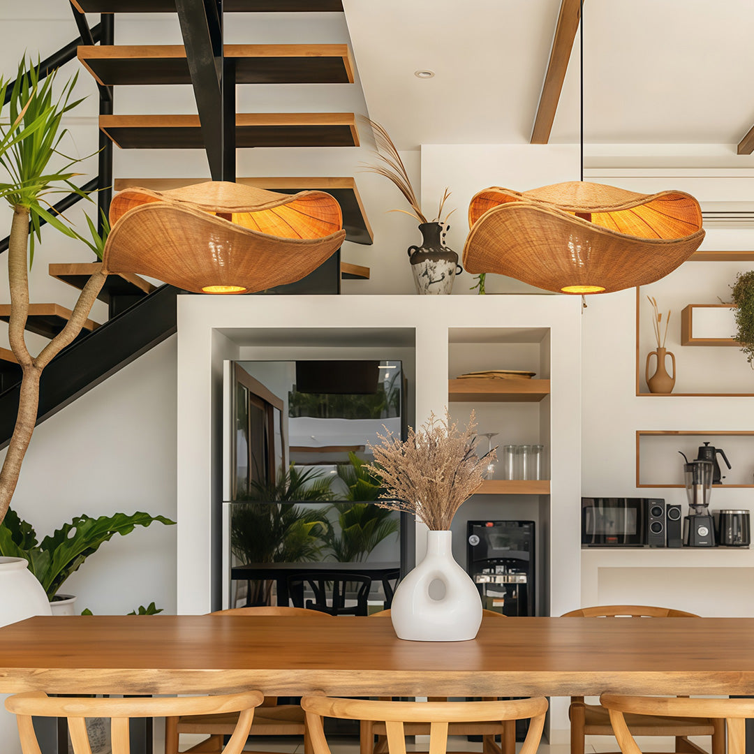 CHISWICK RATTAN INTERLUDE PENDANT LAMP