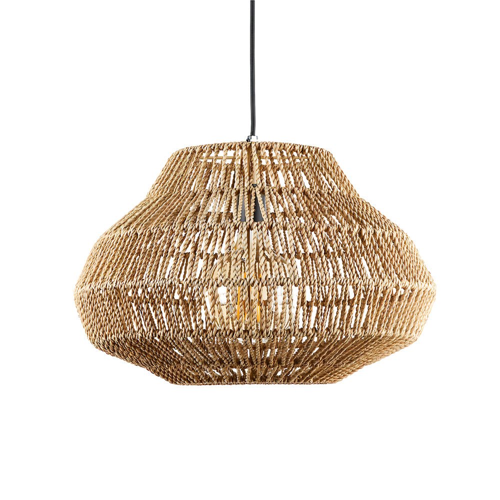 RAVENSCROFT RATTAN WEAVE RESTAURANT LIGHTING FIXTURE