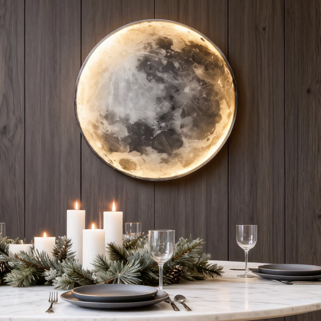 WINTERGATE MOONLIT CIRCLE LED WALL ILLUMINATOR