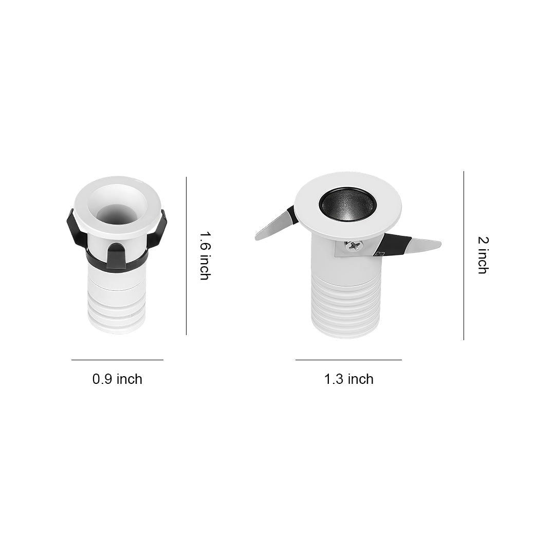 WINDSOR NICHOLAS RECESSED LED SPOTLIGHTS WITH ANTI-GLARE TECHNOLOGY