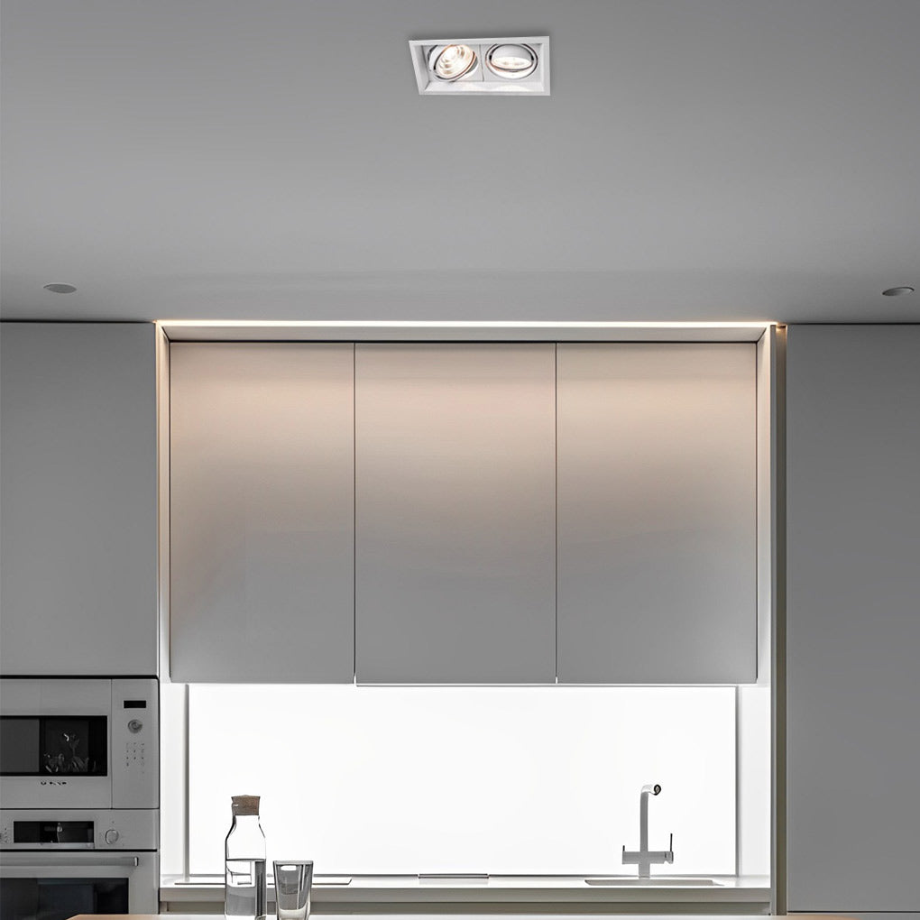 RAVENSHILL RECTANGULAR TWIN RECESSED ILLUMINATOR