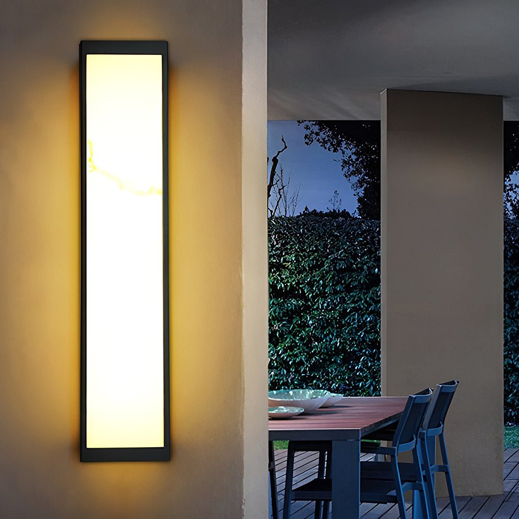 WINDSOR RECTANGULAR OUTDOOR WALL LANTERN