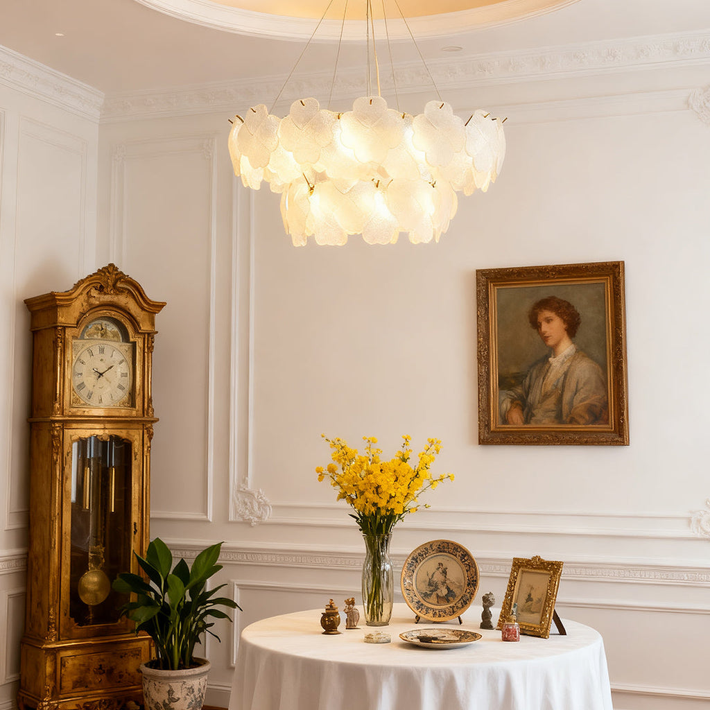 VERDANT BLOOM CRYSTAL CEILING LANTERN