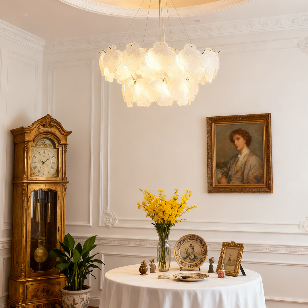 VERDANT BLOOM CRYSTAL CEILING LANTERN