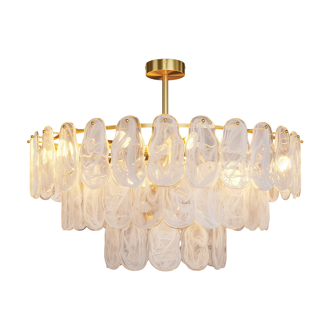BRAMBLETON COPPER & GLASS SUSPENDED LIGHTING