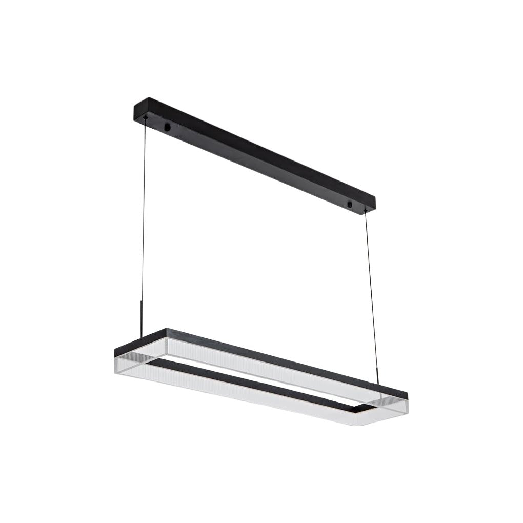 RAVENSHIRE MODERN RECTANGULAR DIMMING CHANDELIER WITH REMOTE CONTROL