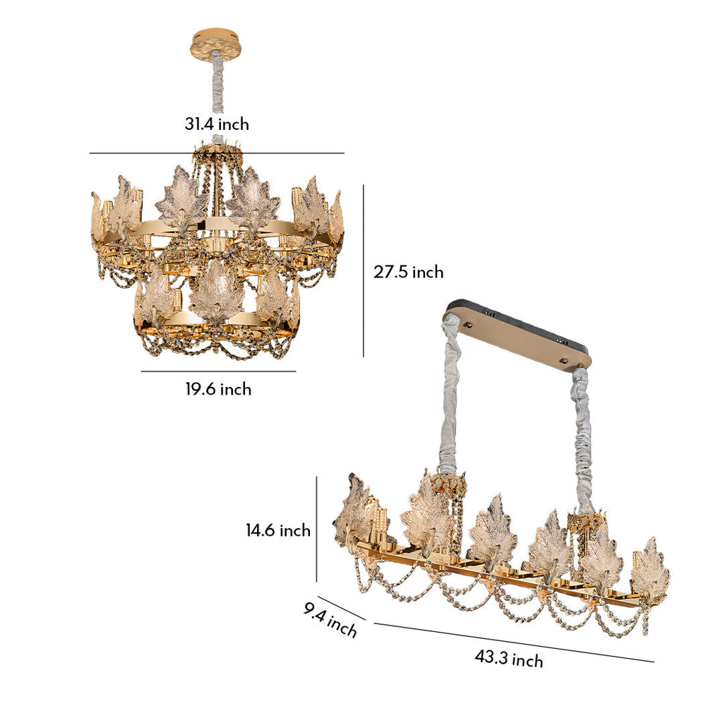 VERDANTIA CRYSTAL GARDEN CEILING LANTERN