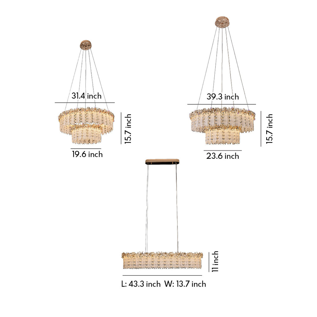 CARLETON CRYSTAL SPHERE CEILING LUMINAIRE