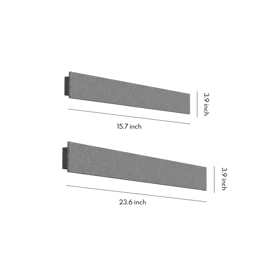 FENWICK CONCRETE OUTDOOR LINEAR SCONCE WITH WATERPROOF DESIGN