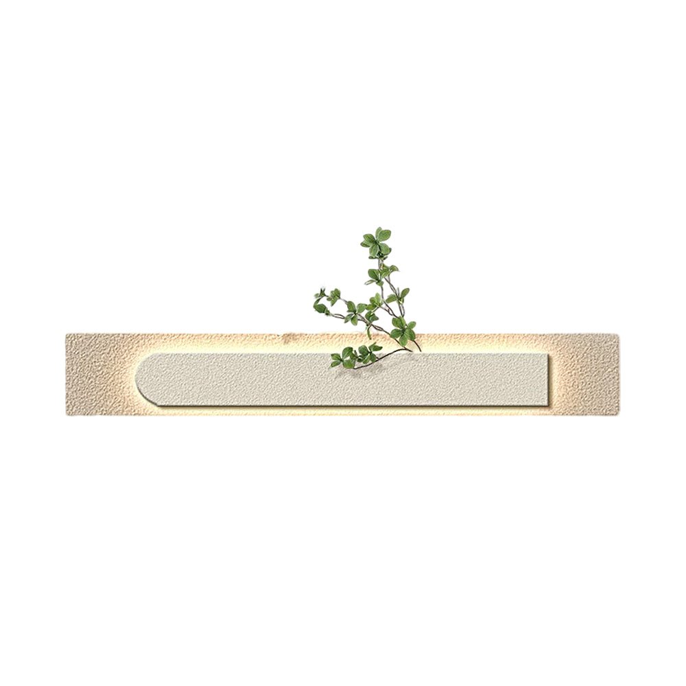 HALIFAX SANDSTONE RECTANGULAR LED ARTISAN WALL LAMP