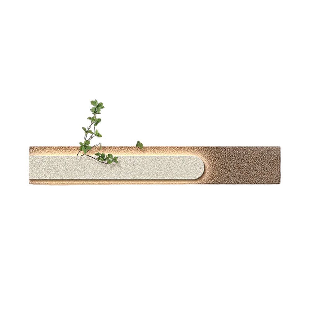HALIFAX SANDSTONE RECTANGULAR LED ARTISAN WALL LAMP