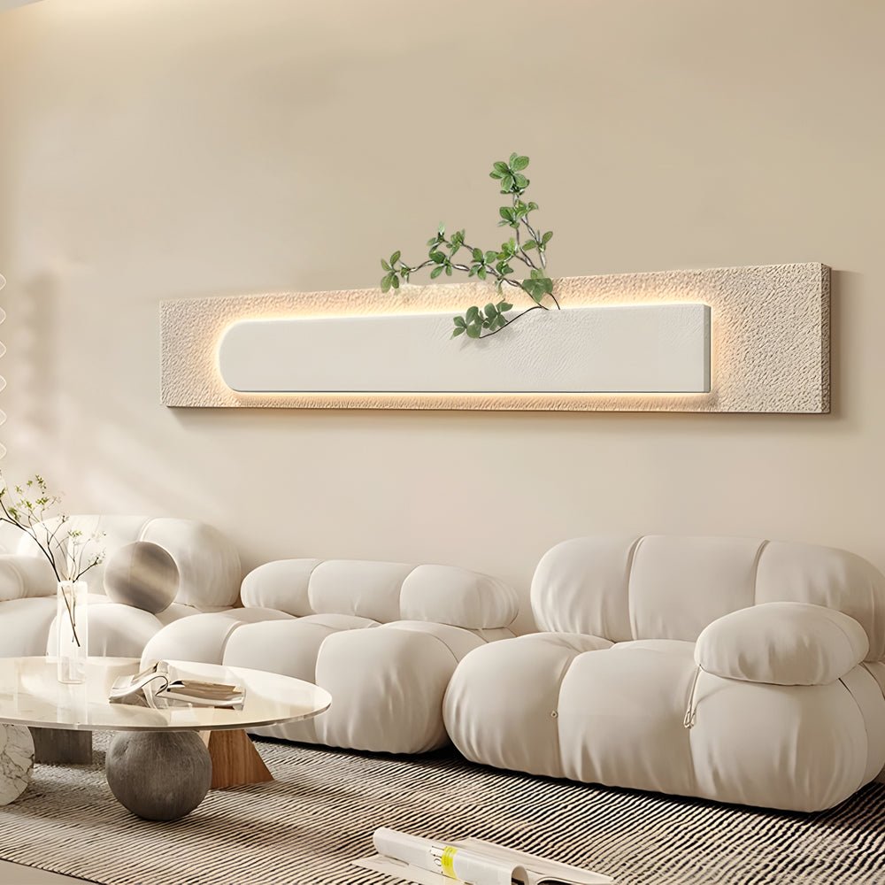 HALIFAX SANDSTONE RECTANGULAR LED ARTISAN WALL LAMP