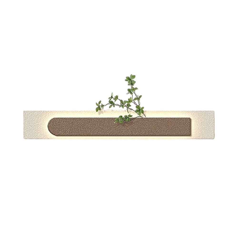HALIFAX SANDSTONE RECTANGULAR LED ARTISAN WALL LAMP
