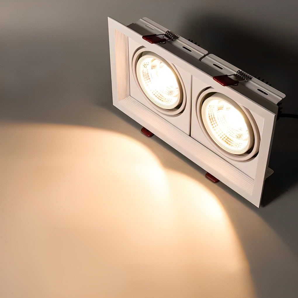 RAVENSHILL RECTANGULAR TWIN RECESSED ILLUMINATOR