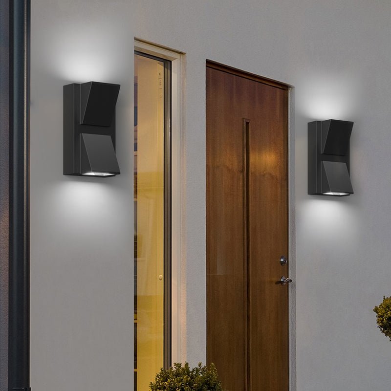 WINTHROP RECTANGULAR DUAL LIGHT WALL SCONCE