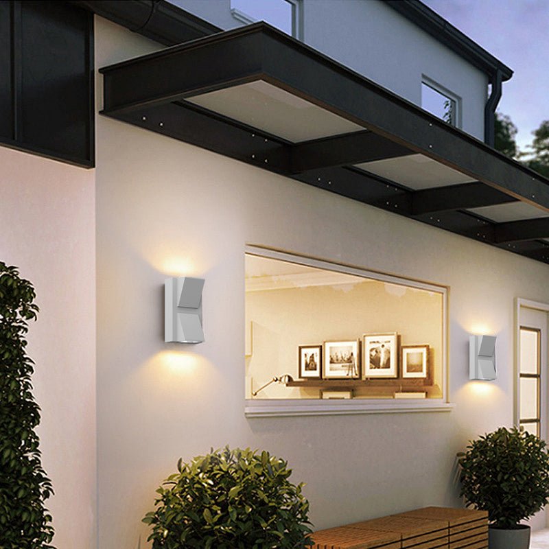 WINTHROP RECTANGULAR DUAL LIGHT WALL SCONCE