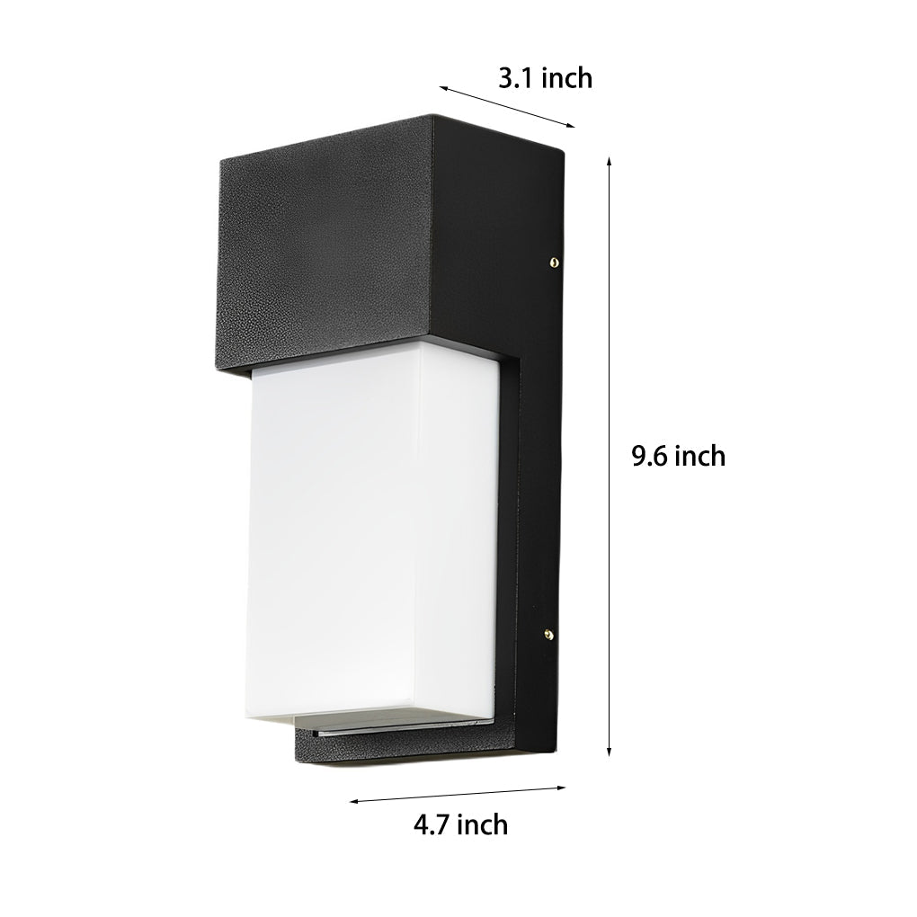 RAVENSCROFT RECTANGULAR OUTDOOR LED WALL LANTERN 10W