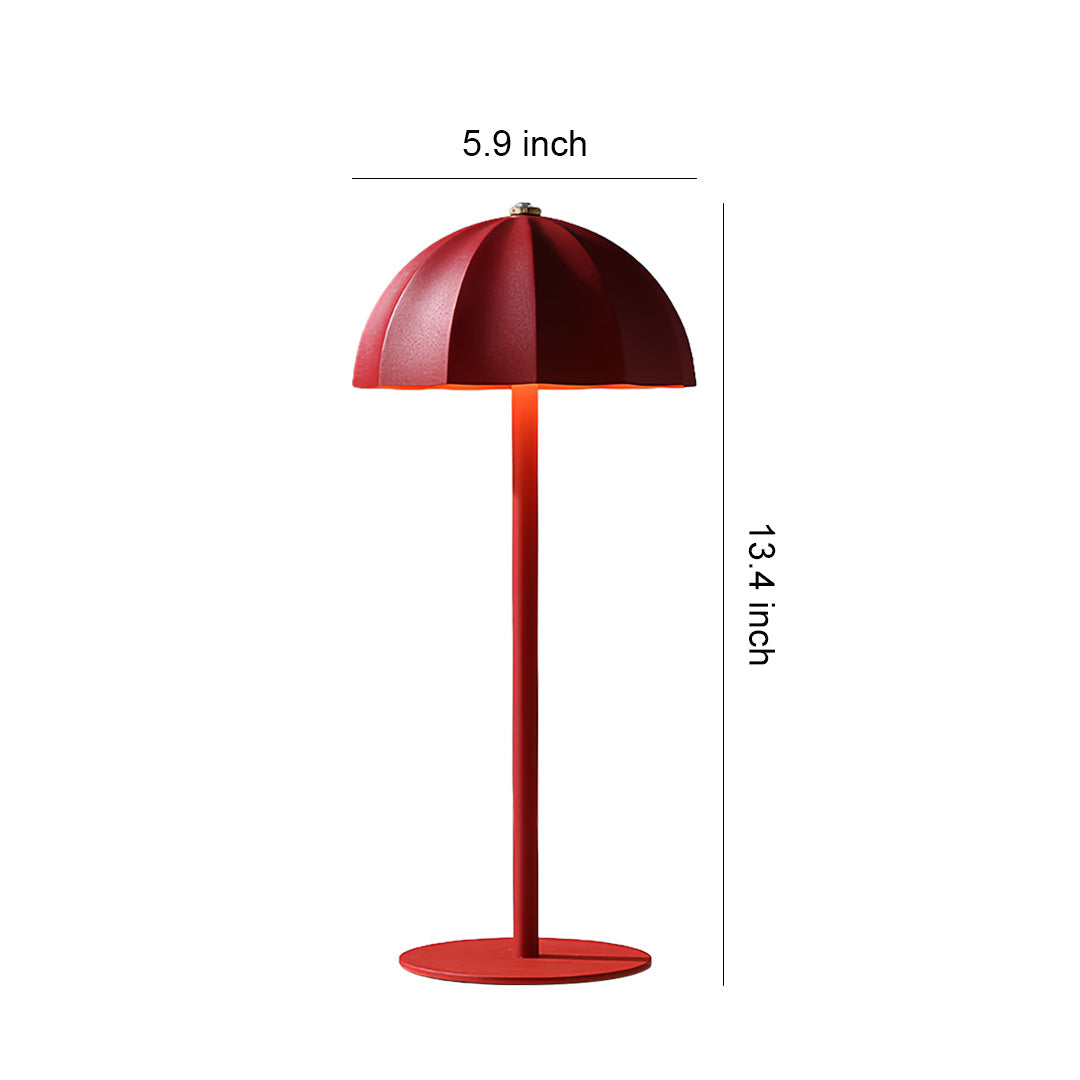 WINTHROP CORDLESS METAL MUSHROOM LANTERN