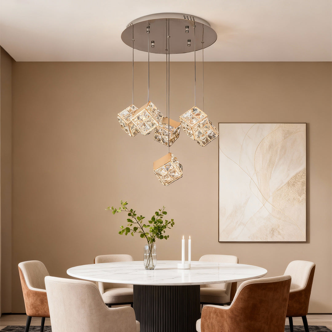 WINTHORPE CRYSTAL PUZZLE CEILING LANTERN