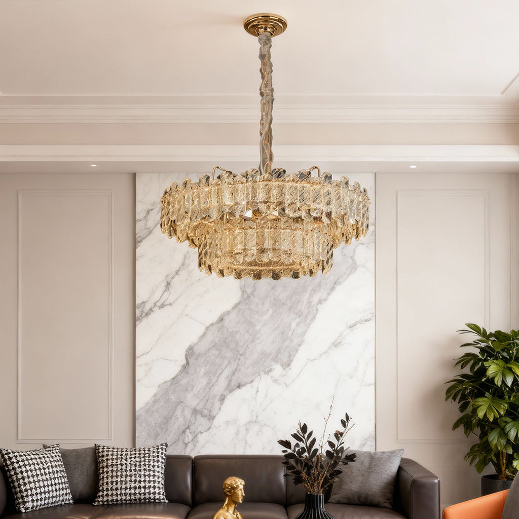 WINTERBOURNE CRYSTAL-ENCRUSTED CEILING LANTERN