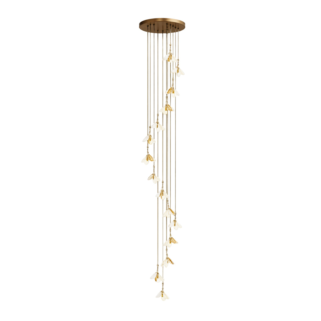 WINDSOR BLOOM CERAMIC CEILING FLORA CHANDELIER