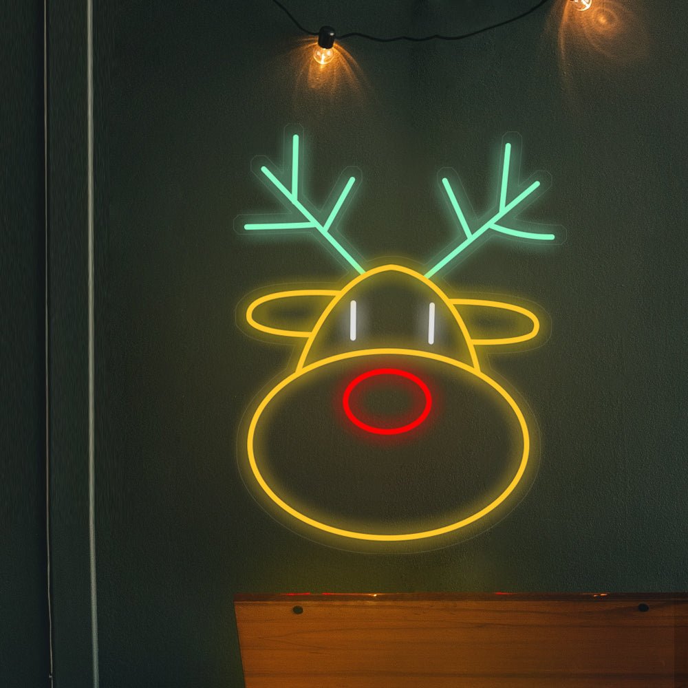 FENWICK RADIANT REINDEER ANTLER NEON DISPLAY WITH DIMMER CONTROL