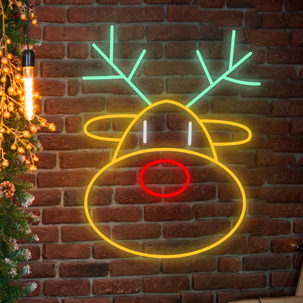 FENWICK RADIANT REINDEER ANTLER NEON DISPLAY WITH DIMMER CONTROL