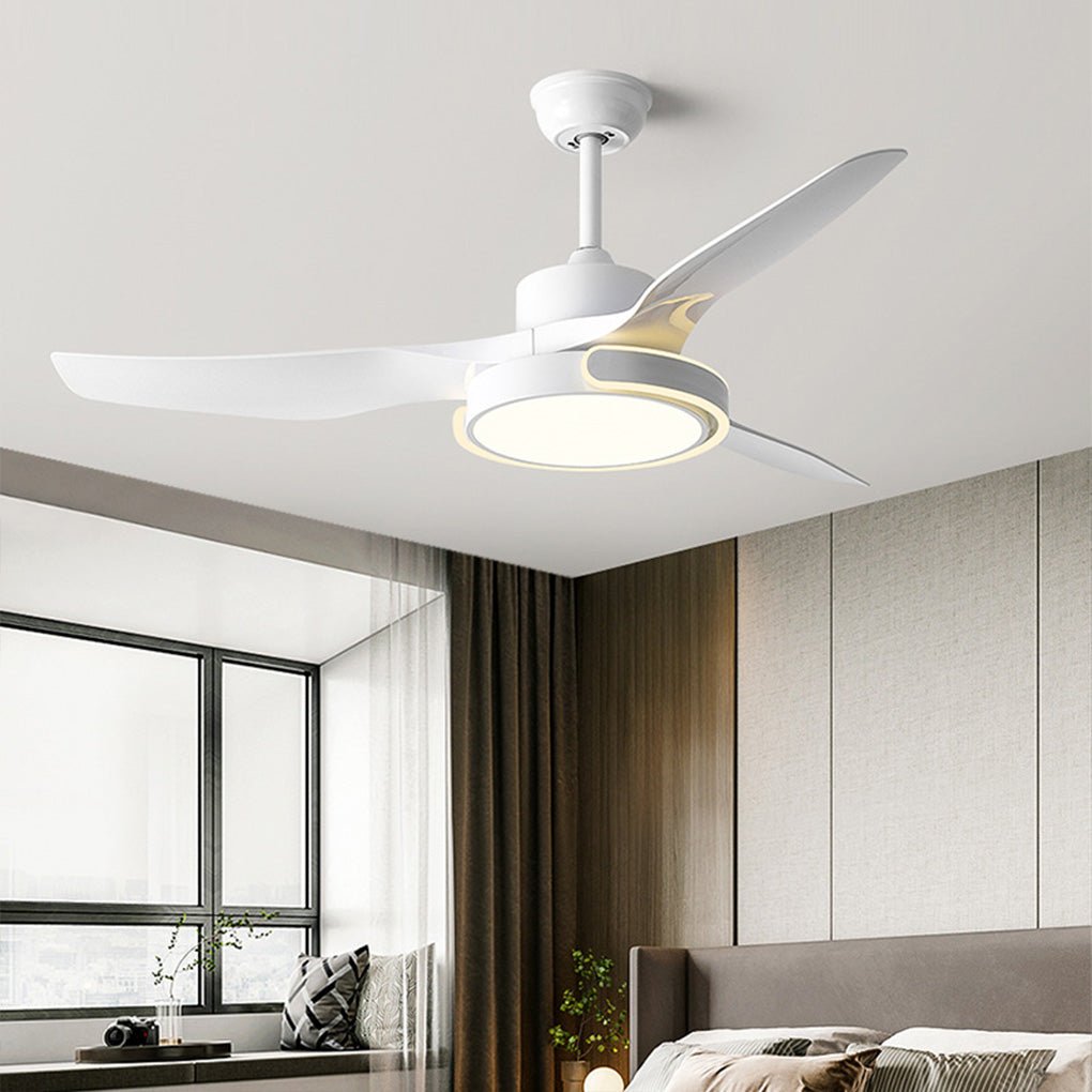 WINTHROP VARIABLE DIMMER CEILING FAN LIGHT WITH REMOTE CONTROL AND REVERSIBLE FUNCTION