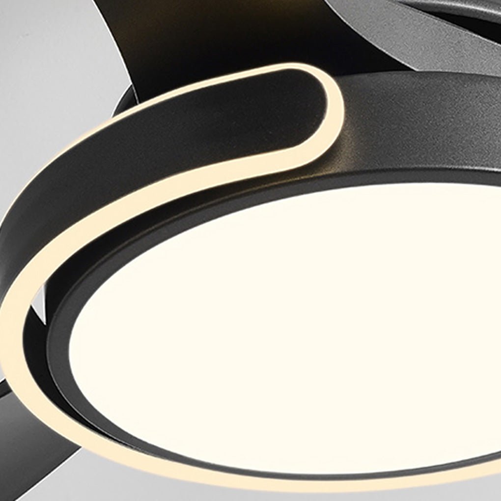 WINTHROP VARIABLE DIMMER CEILING FAN LIGHT WITH REMOTE CONTROL AND REVERSIBLE FUNCTION