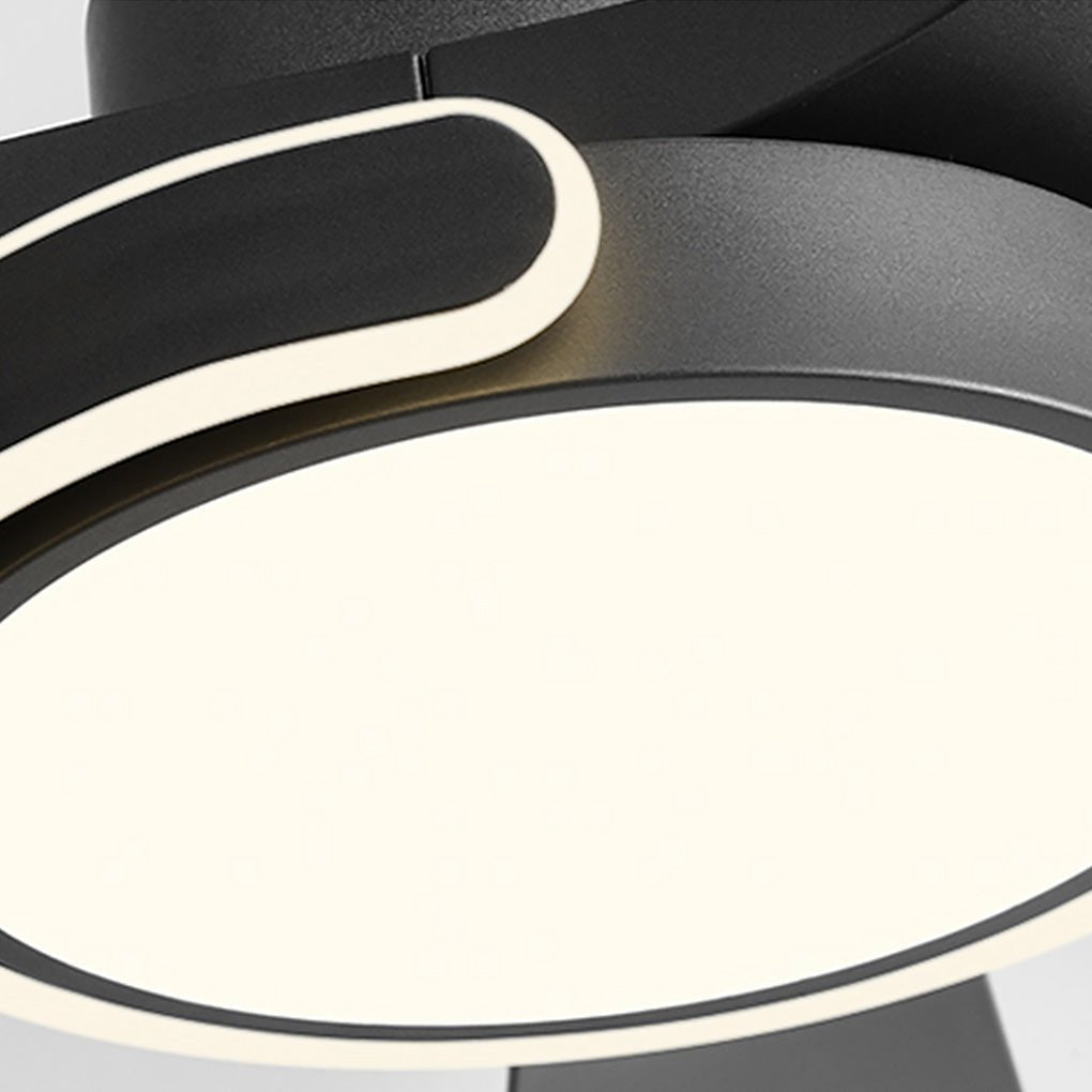 WINTHROP VARIABLE DIMMER CEILING FAN LIGHT WITH REMOTE CONTROL AND REVERSIBLE FUNCTION