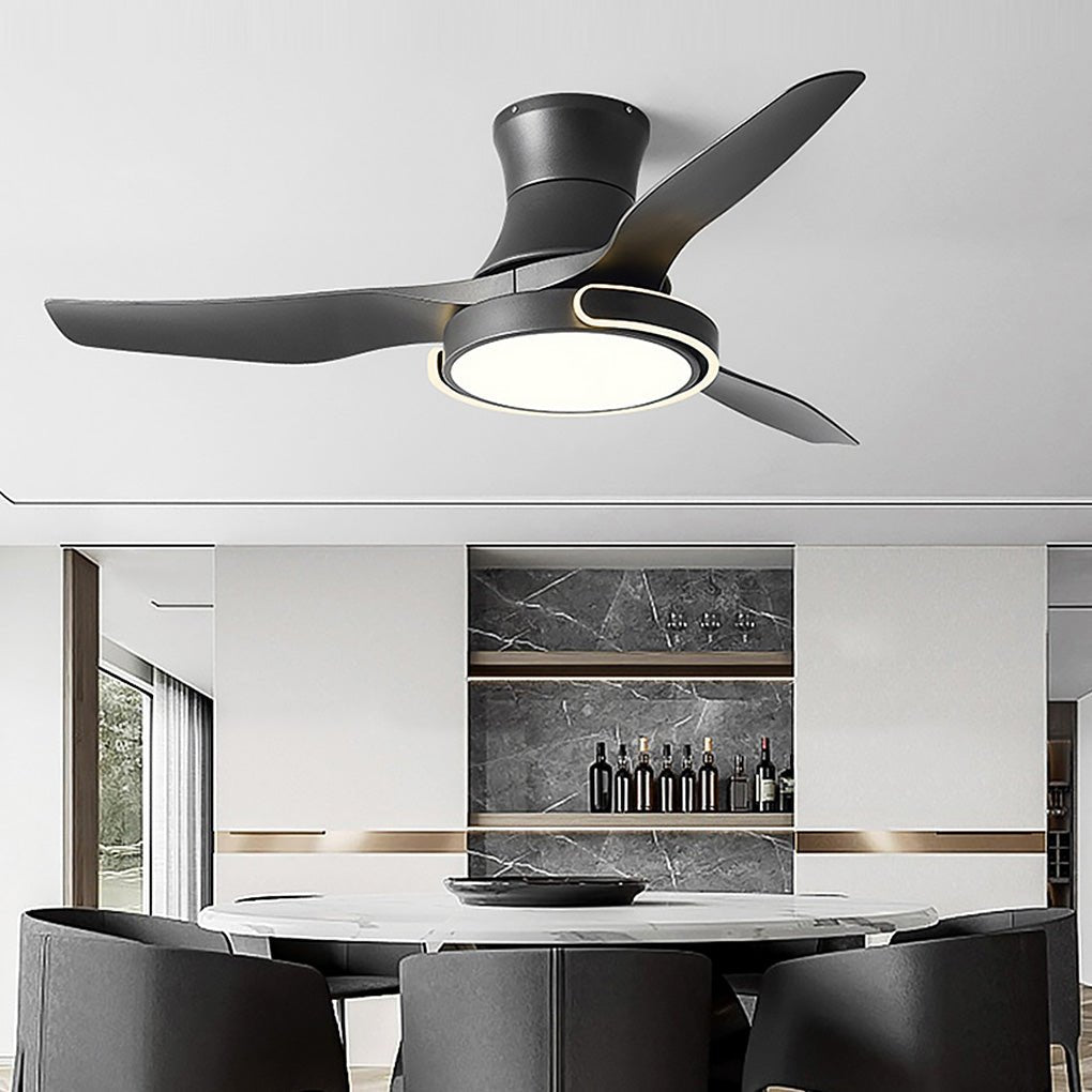 WINTHROP VARIABLE DIMMER CEILING FAN LIGHT WITH REMOTE CONTROL AND REVERSIBLE FUNCTION