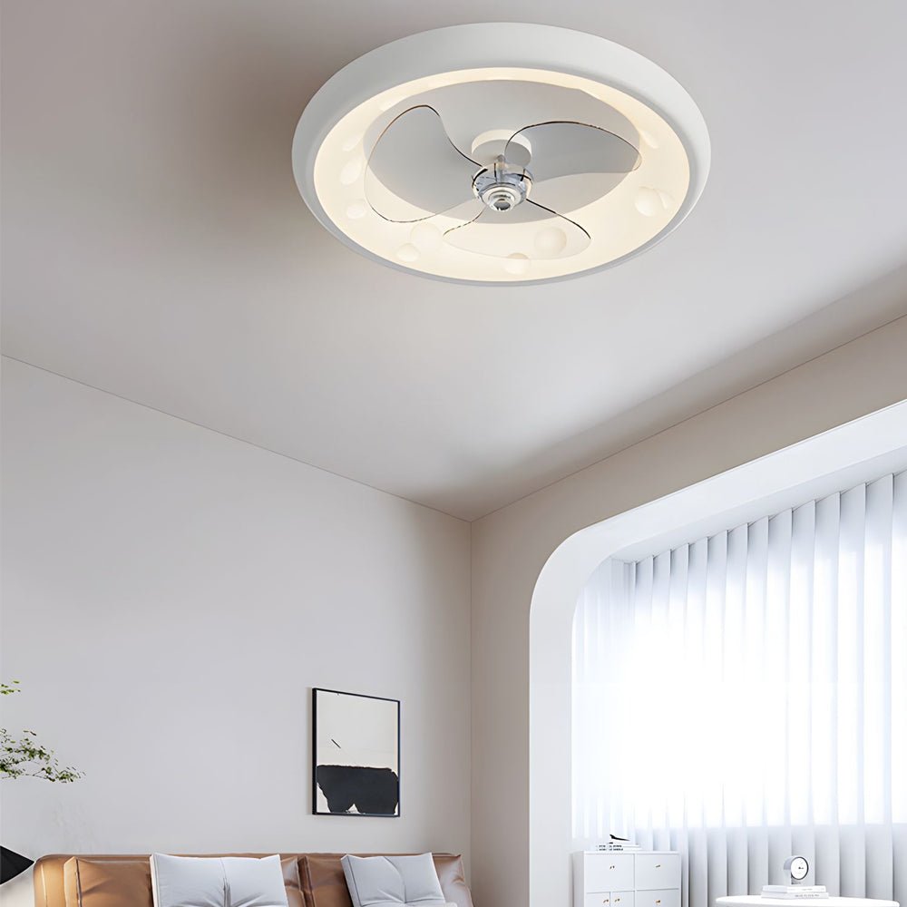WHITBY TRIO-BLADE REMOTE-OPERATED LED CEILING LIGHT