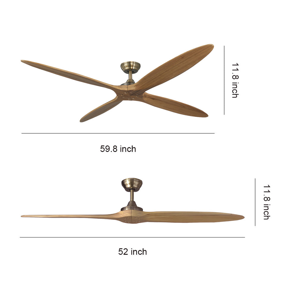WINDSOR WOODEN AERODYNAMICS CEILING FAN