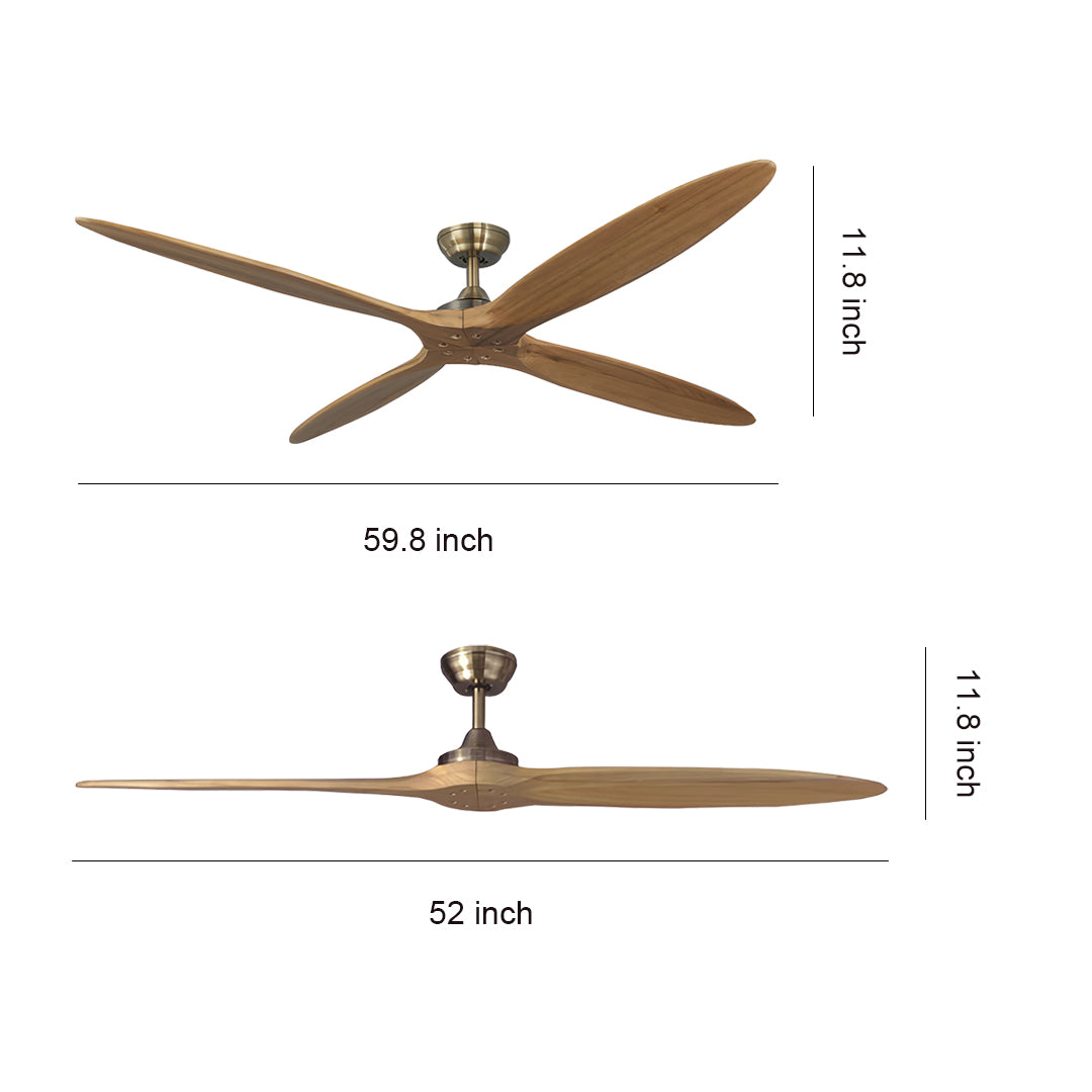 WINDSOR WOODEN AERODYNAMICS CEILING FAN