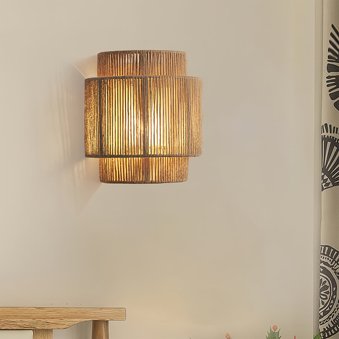 FENWICK NATURAL FIBER WALL LANTERN