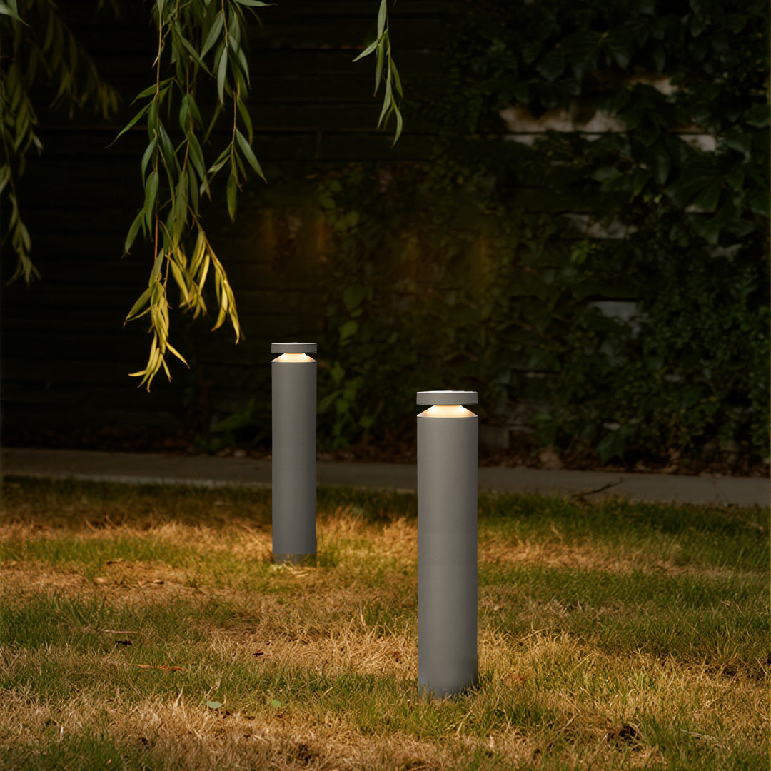 WINTERBOURNE MODERN OUTDOOR BOLLARD LIGHT WITH WATER-RESISTANT DESIGN