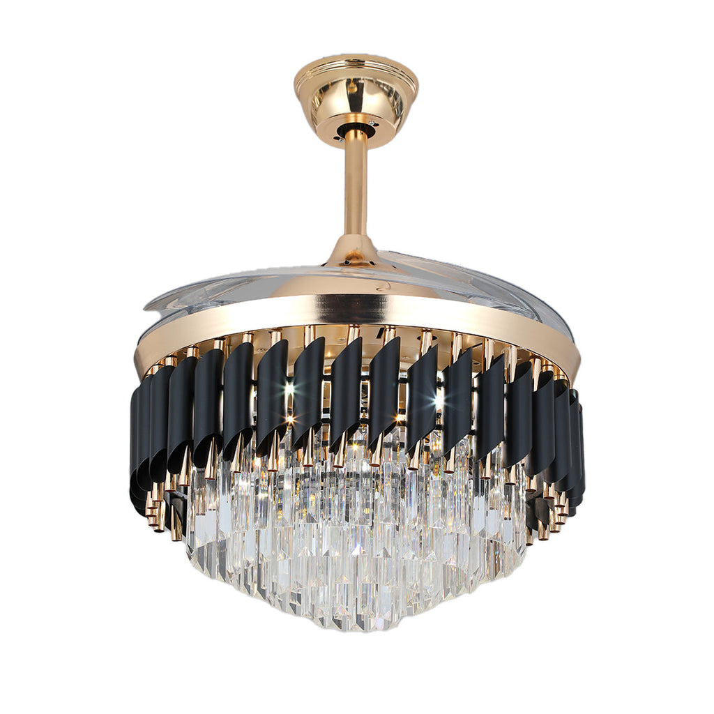 RAVENHURST LUXURY CEILING FAN WITH ILLUMINATION AND TRANSLUCENT BLADES"  
2. "DARTMOOR BLACK CEILING FAN WITH LIGHT AND TRANSPARENT PC BLADES"  
3. "WINSLEIGH TRANSPARENT BLADE CEILING FAN WITH INTEGRATED LIGHTING"  
4. "ASHFORD BLACK CEILING FAN WITH ILL