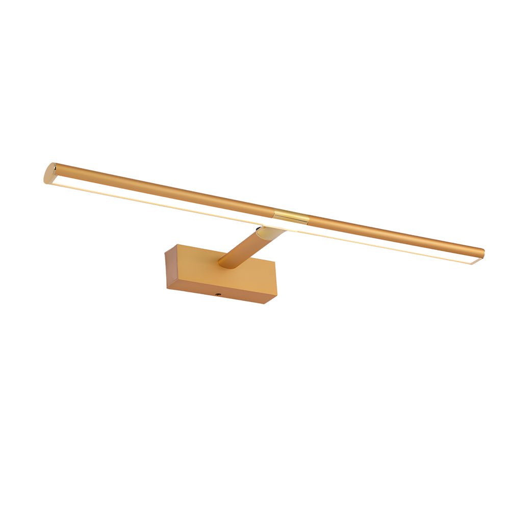 WINDSOR RETRACTABLE ILLUMINATED VANITY SCONCE WITH FLEXIBLE ARM AND SATIN COATING