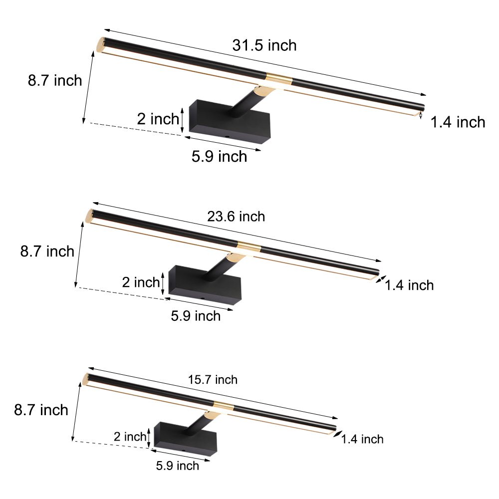 WINDSOR RETRACTABLE ILLUMINATED VANITY SCONCE WITH FLEXIBLE ARM AND SATIN COATING