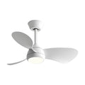 WINDSOR METAL INVERTED CEILING FAN WITH ILLUMINATED SHADE