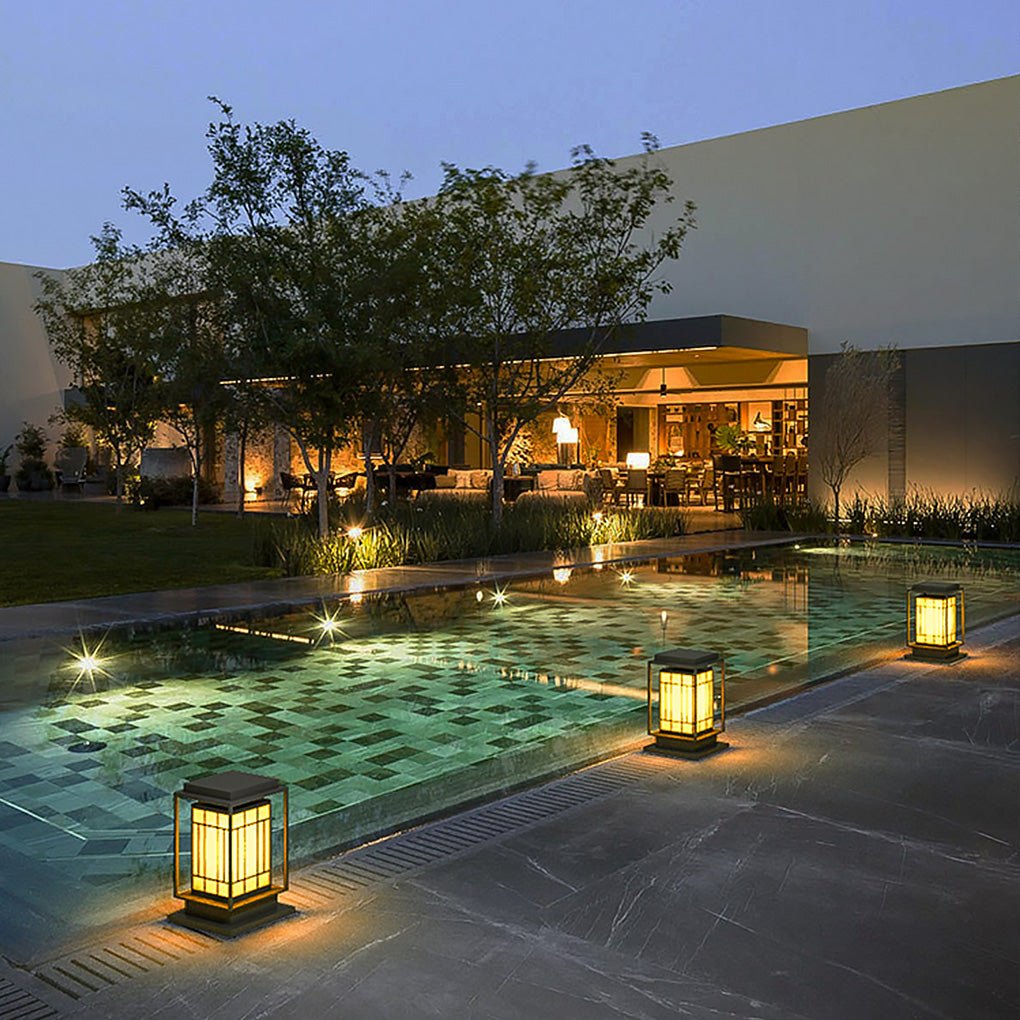 YORKSHIRE SOLAR LANTERNS WITH ORIENTAL FLAIR FOR GARDEN PATHWAYS