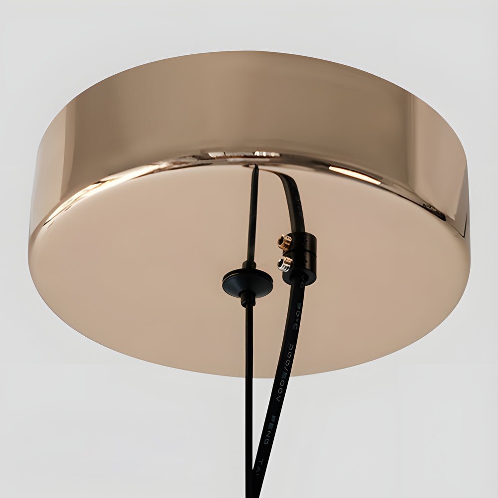 WHISTLER DARK FOREST STRIPE GLASS PENDANT LIGHT