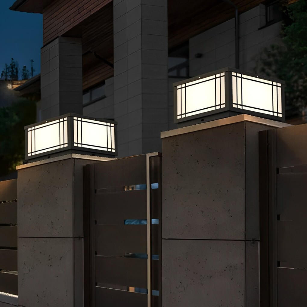 WINCHESTER VINTAGE LED FENCE POST LANTERNS WITH REMOTE CONTROL