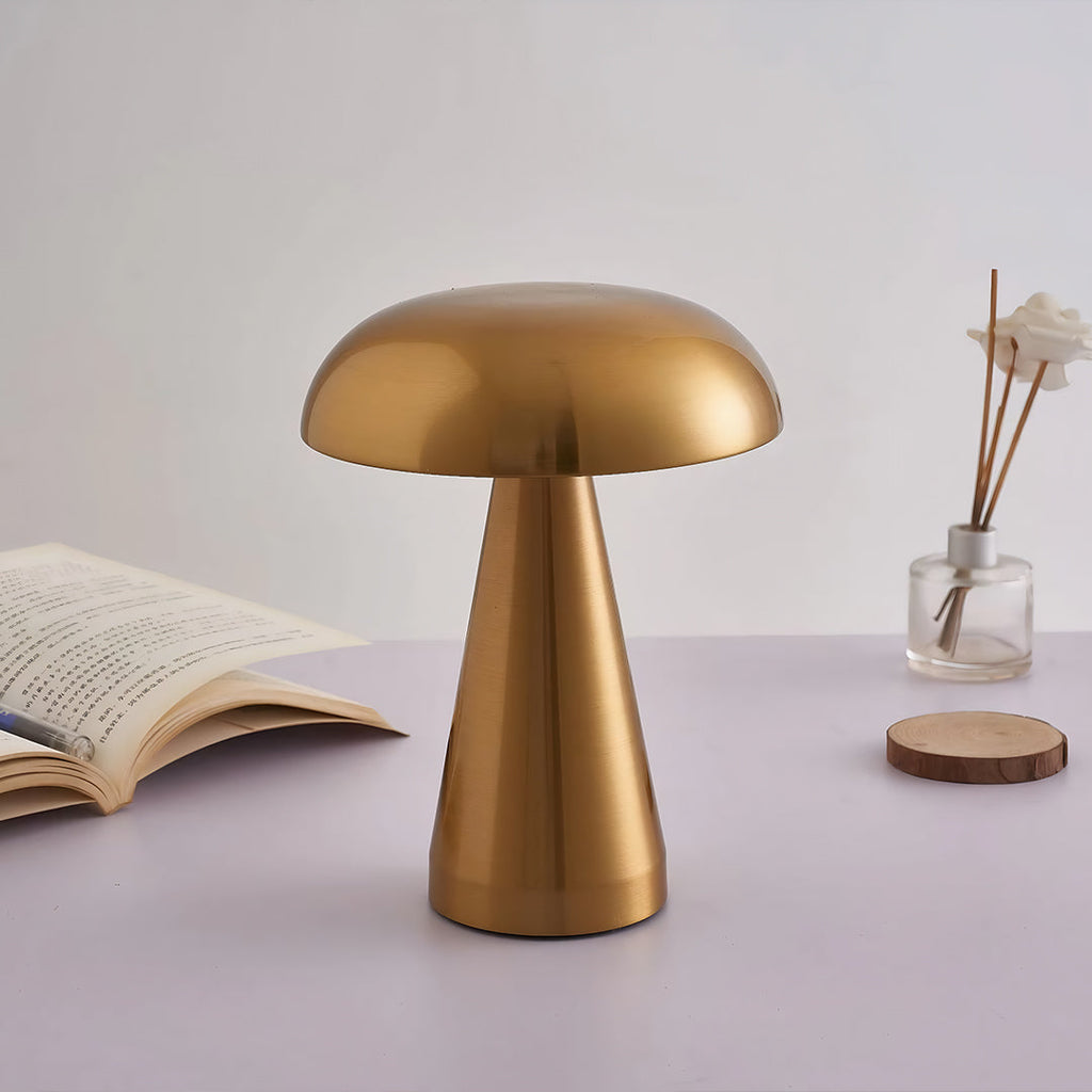 FENWICK IRON MUSHROOM TABLE LANTERN WITH DIMMABLE FUNCTION