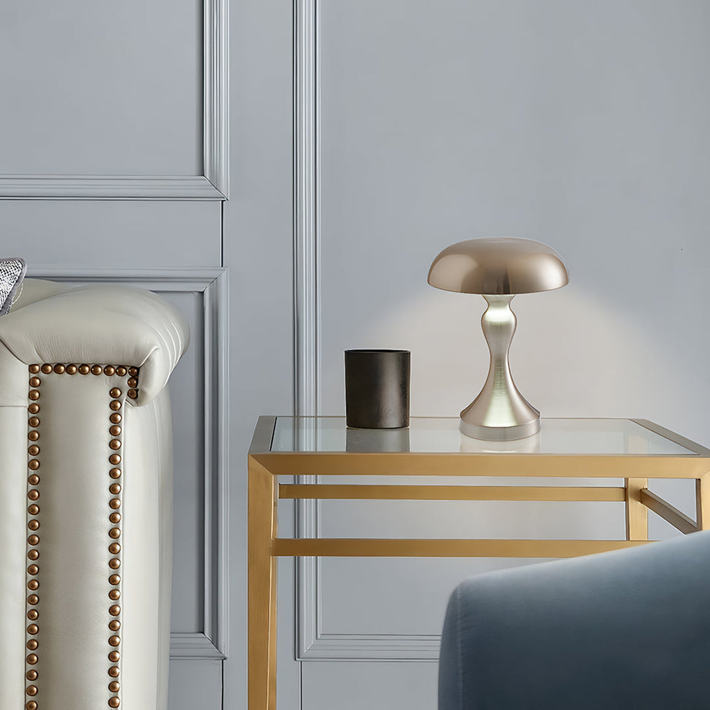 FENWICK IRON MUSHROOM TABLE LANTERN WITH DIMMABLE FUNCTION
