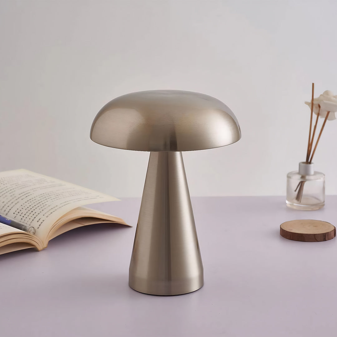 FENWICK IRON MUSHROOM TABLE LANTERN WITH DIMMABLE FUNCTION