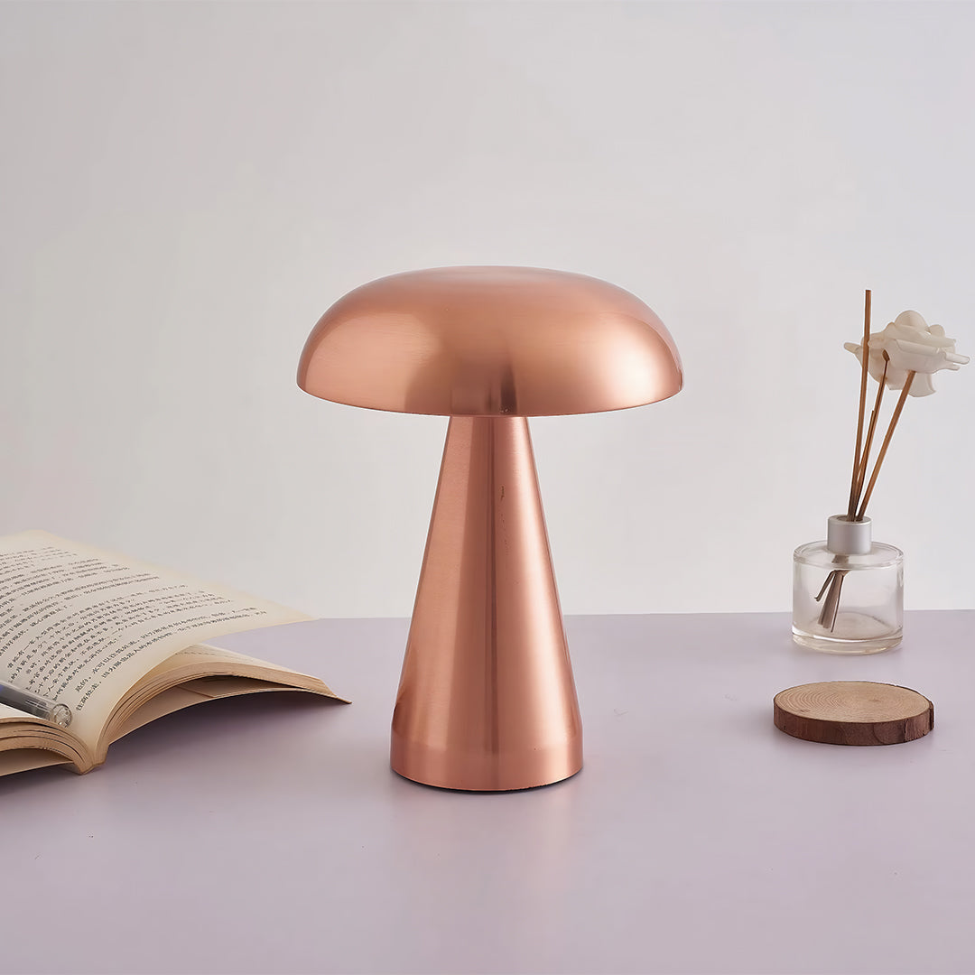FENWICK IRON MUSHROOM TABLE LANTERN WITH DIMMABLE FUNCTION